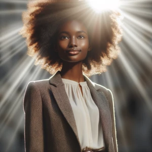 Sexy young 
 black woman