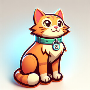 cat in a collar