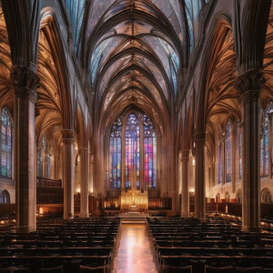 In Manhattan, a large church turned into a dance club view from...