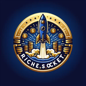 Generate a logo for richesrocket.com