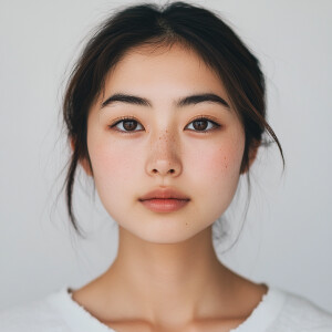 Portrait of a youthful-looking 23-year-old Japanese-Californian...