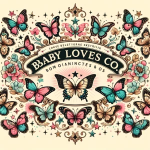 Create an image featuring the Baby Loves Co. logo prominently di...