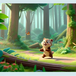 Child like maked
A animal in the forest playing