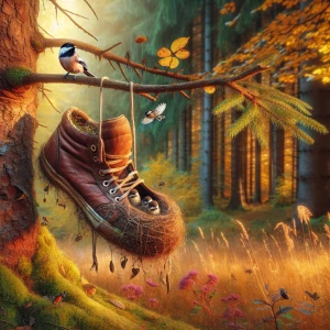 Ultra detailed woodland forest, filled with autumn trees, golden...