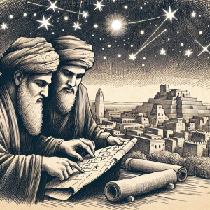 A scene as old as time of Babylonian astrologers