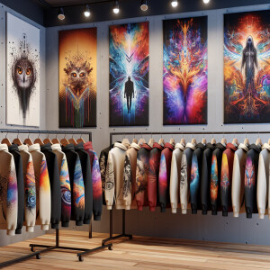 Aisle2art is a business where I put original art on hoodies