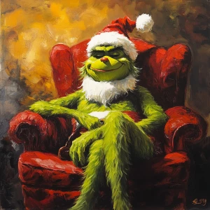 grinch in role of chill guy