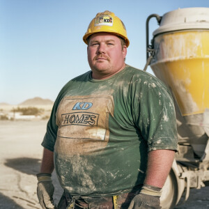 Curtis Kowe a typical construction worker obese fat  white male...