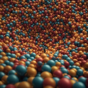 Create an ultra high resolution 3D image that visually represent...