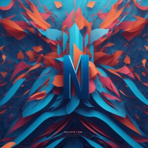 A logo for an artist named MikeSimonss. The logo is a large "M"...