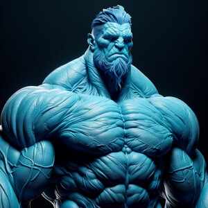 Incredible hulk blue