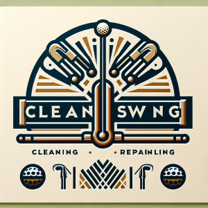 Design a modern and elegant logo for 'Clean Swing’ that provides...