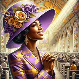 create a realistic airbrushed illustration of an African America...