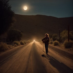 30 year-old man with long wavy brown hair falling across his for...