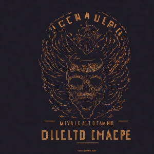 Shaped Logo
 brand name [Dead Hearts & Butterflies]
Anime logo
E...