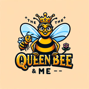 Create a logo for a business entitled “The Queen Bee & Me”