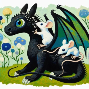 photorealistic sweet beautiful whimsical fauvist-style of a whim...