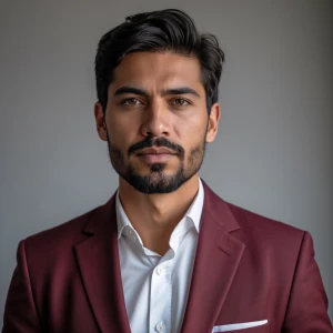 Photography, photo for resume, a tech industry man in modern bus...