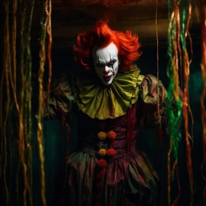 A midnight horror unfolds as 'pennywise as the joker as art the...