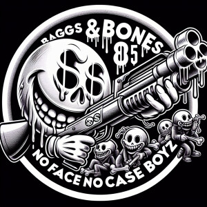 Design a highly intricate and comic like vivid circular logo fea...