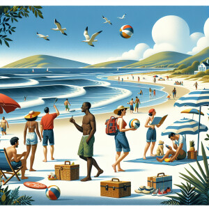 Field trip to a clothing optional beach