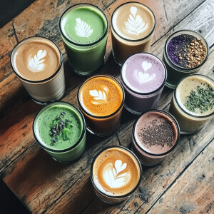 设计一间简约健康咖啡店咖啡菜单