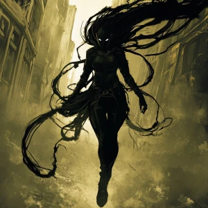 In the world where our valiant superheroine battles injustice wi...