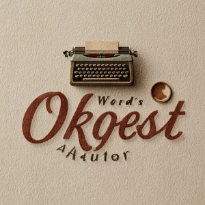 Minimalist vintage-style illustration, bold serif text reading '...