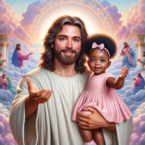 Create a 3D realistic artwork featuring the phrase 'Jesus Saves'...