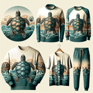 Creat a turtle image for clothing brand ALTIGARDE ON  cloths