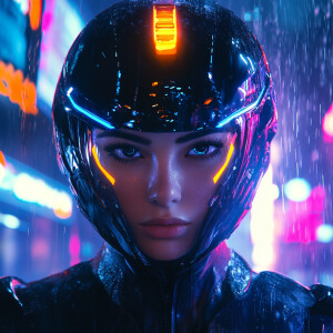 An ultra-realistic female portrait embodying the archetype of Th...