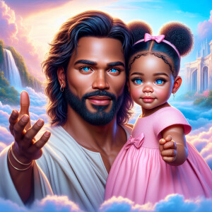 Create a 3D realistic artwork featuring the phrase 'Jesus Saves'...