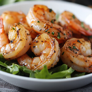 轻食
沙拉
煎虾排