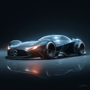 Here's a reimagined prompt for a futuristic car concept based on...