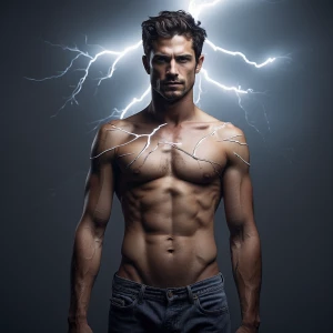 Create a test for the artistic representation of Men full fronta...