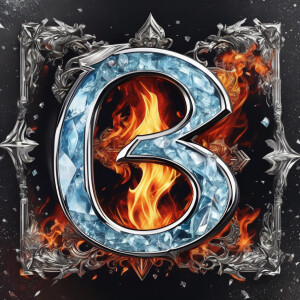 Design a logo for the fashion brand R2C2 incorporating icy diamo...