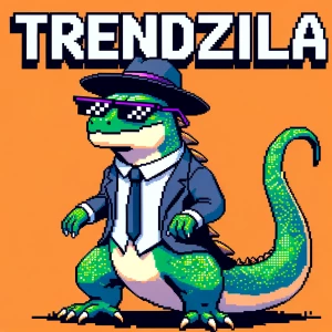 Trendzilla - cool crypto lisard