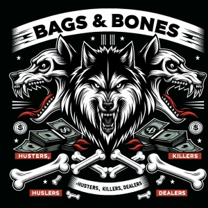 That sounds like an intense and dynamic logo concept! Here's how...