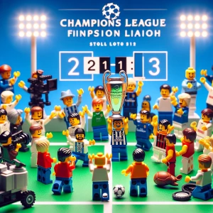 Ein Video mit Lego Figuren. Ein champions league Finale zwischen...
