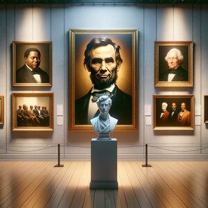 Design a close-up, detailed 3D view inside an African-American m...