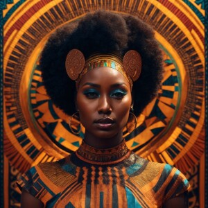 hypnotic mesmerizing ebony african goddesses in fantastic africa...