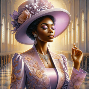 Create an illustration capturing the essence of spirituality and...
