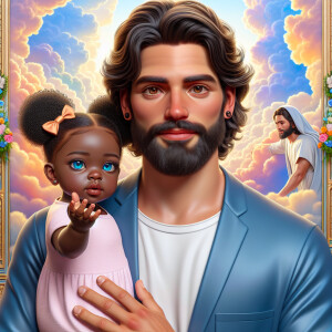 Create a 3D realistic artwork featuring the phrase 'Jesus Saves'...