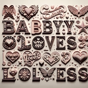 Different shaped logos for (Baby loves) logo
Use butterflies and...