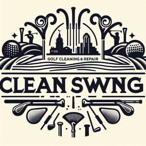 Create a simplistic and clean logo for 'Clean Swing Golf Club Cl...