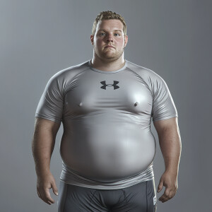 Create a hyper-realistic photograph full male body image scan of...