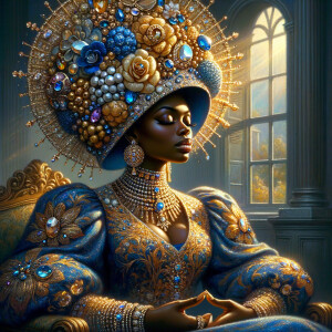 Create an illustration that embodies spirituality and a deep con...