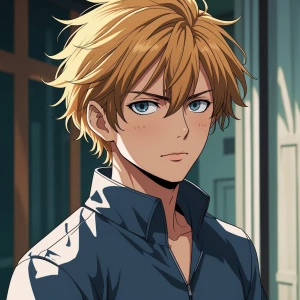 Personagem de anime sem roupa
