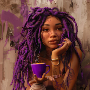 create a  ultra high resolution 3D beautiful African American ch...