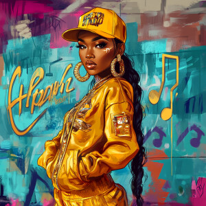 ustrate a high-definition oil painting-style portrait of a styli...